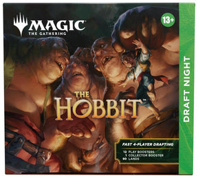 MTG The Hobbit Draft Night Box Set – 4-Player Pick-Two Draft Kit with 12 Play Boosters, 1 Collector Booster, Foils, Tokens & Lands – Magic: The Gathering TCG Game Night Experience (PREORDER - Release Date Aug. 14, 2026)