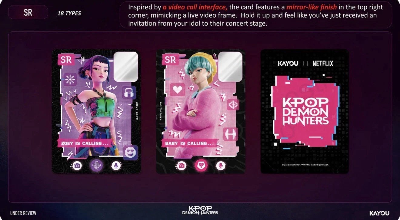 KAYOU KPop Demon Hunters Energy Edition Trading Card Box (PRE-ORDER)