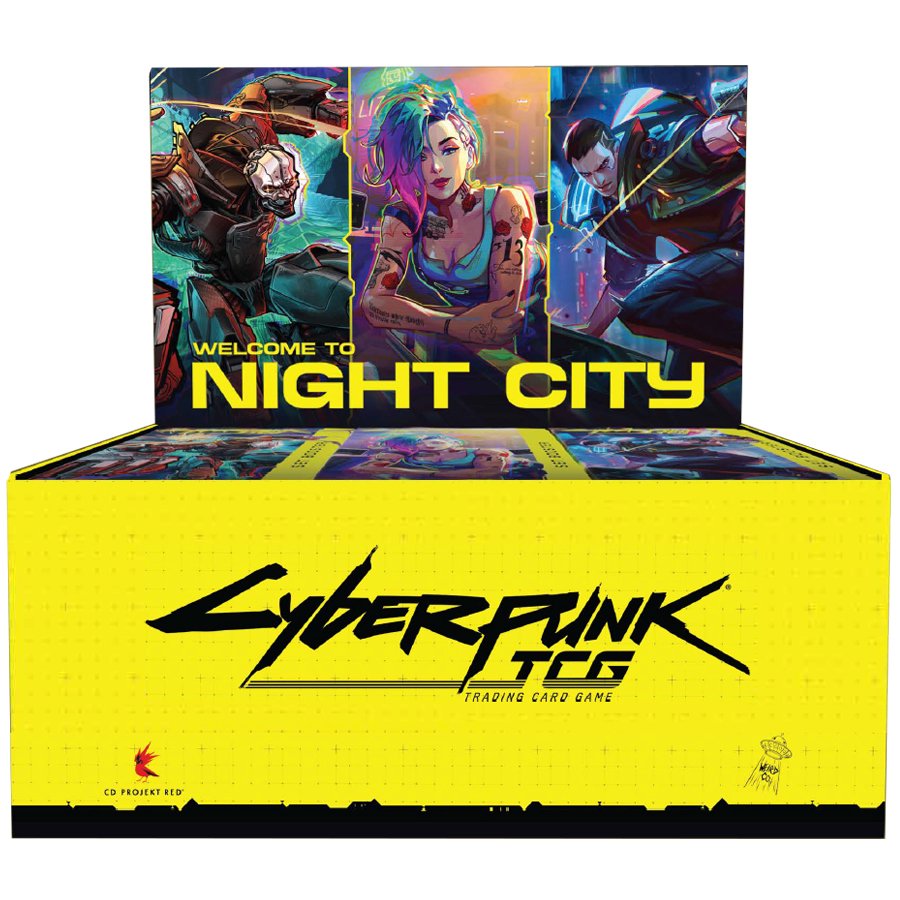 Cyberpunk TCG Retail Booster Box 24 Packs – Sci-Fi Trading Card Game Booster Display, Collectible Cards, Deck Building Strategy Game for Players and Collectors (PRE-ORDER OCTOBER)