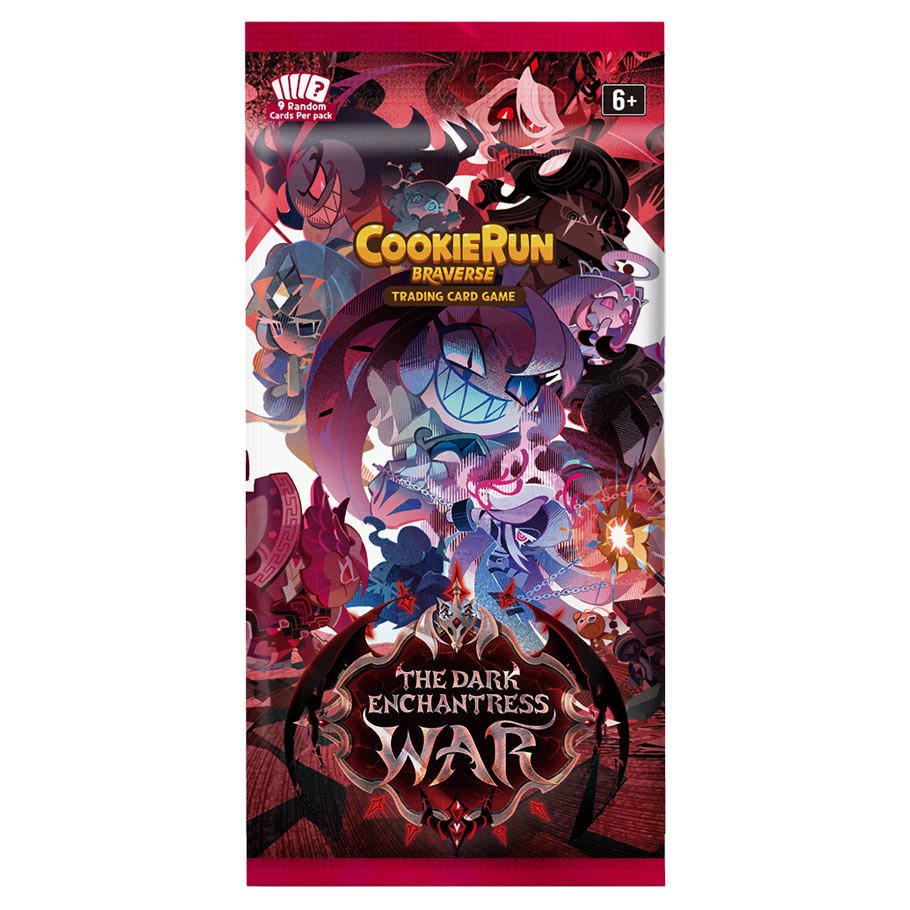CookieRun Braverse TCG The Dark Enchantress War Booster Box English Trading Card Game - 28 Booster Packs