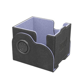 Dragon Shield Dragon Lock System Deck Box 100+ Black & Lilac – Magnetic Card Storage Case with Satin-Lined Interior, Dragon Skin Exterior, Display Window, Holds up to 130 Single-Sleeved Cards (PREORDER - Release Date July 10, 2026)