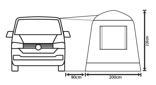 Outdoor Revolution Cayman Cuda F/G Awning (180-240)