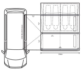 Outdoor Revolution Movelite T3E PC Drive Away Awning