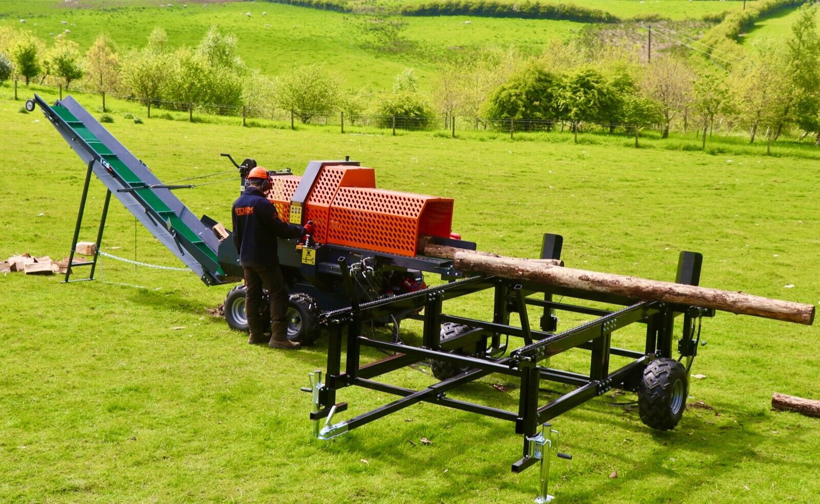 VR30TJ Dominator Firewood Processor