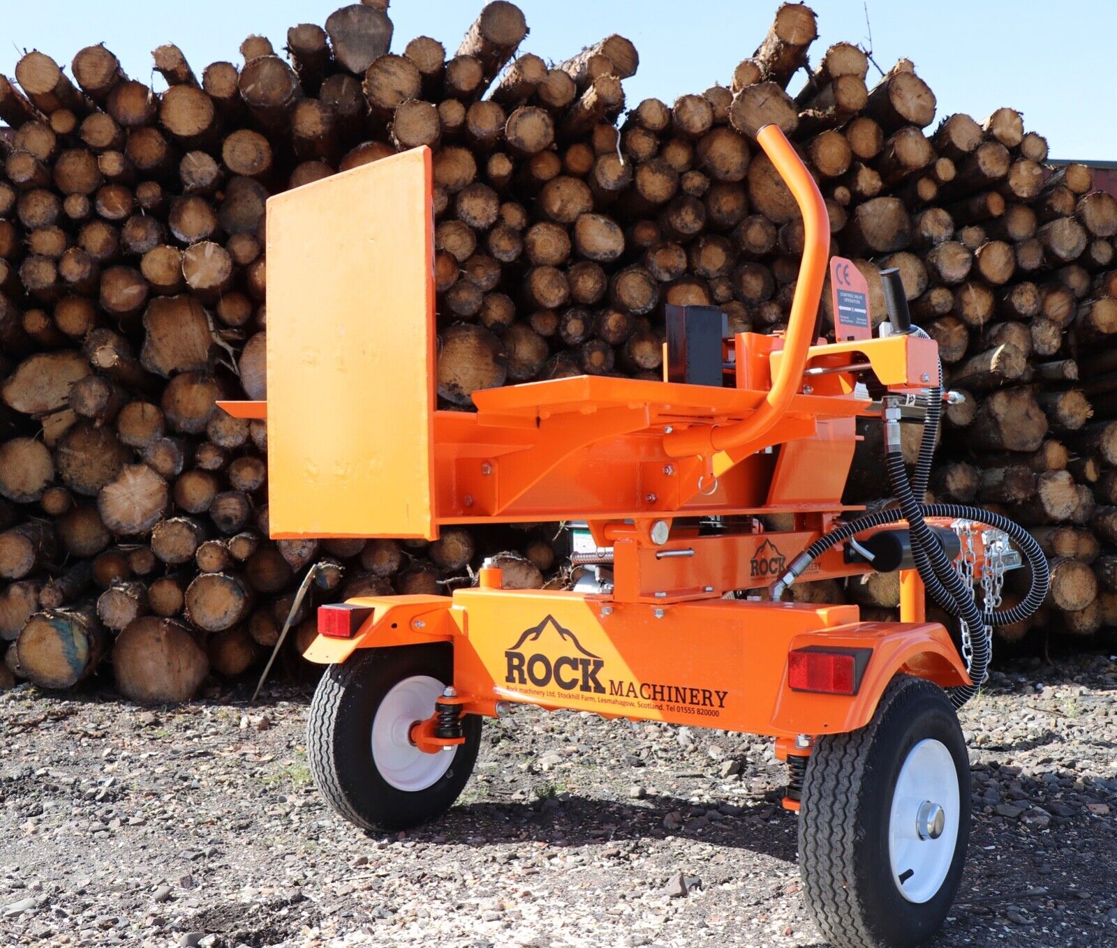 22ton Venom Log Splitter With Table