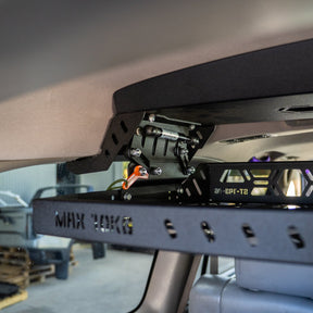 Drop Down Parcel Shelf to suit Toyota Land Cruiser 100 Series (Downward Facing Handles)