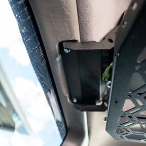 Drop Down Parcel Shelf to suit Toyota Land Cruiser 100 Series (Downward Facing Handles)