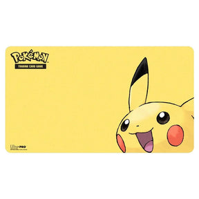 Ultra Pro Pokémon Pikachu Playmat + Monster Protectors Prism Opaque Black Playmat Tube Bundle