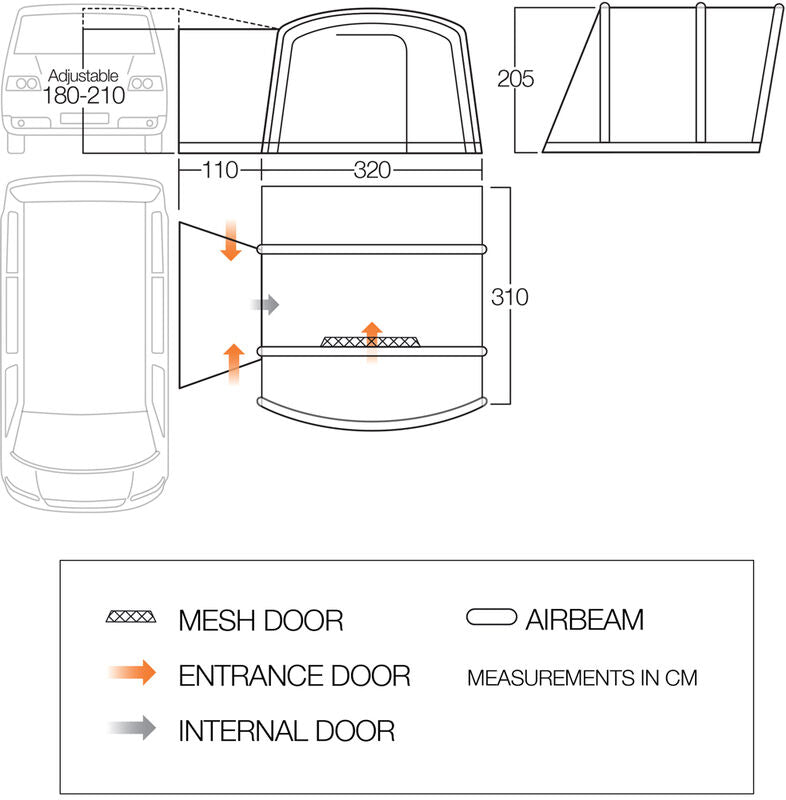 Vango Cove III Low Air Drive Away Awning 2025