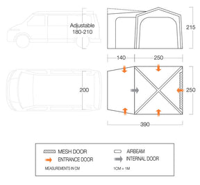 Vango Tailgate AirHub II Drive Away Awning